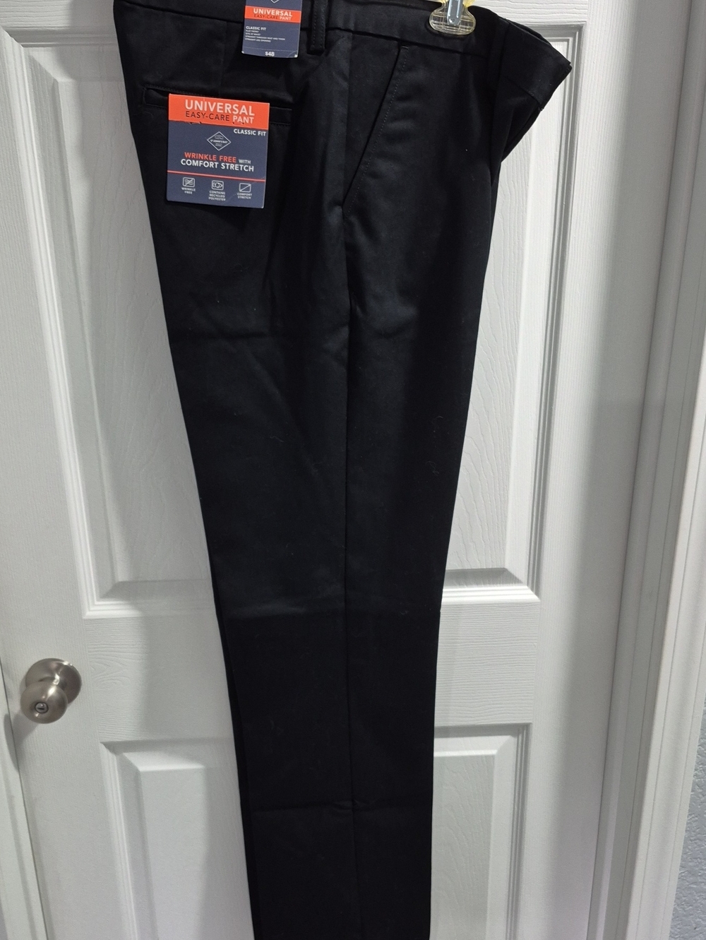 Universal Men’s Black Dress Pants - Classic Fit 34X34
